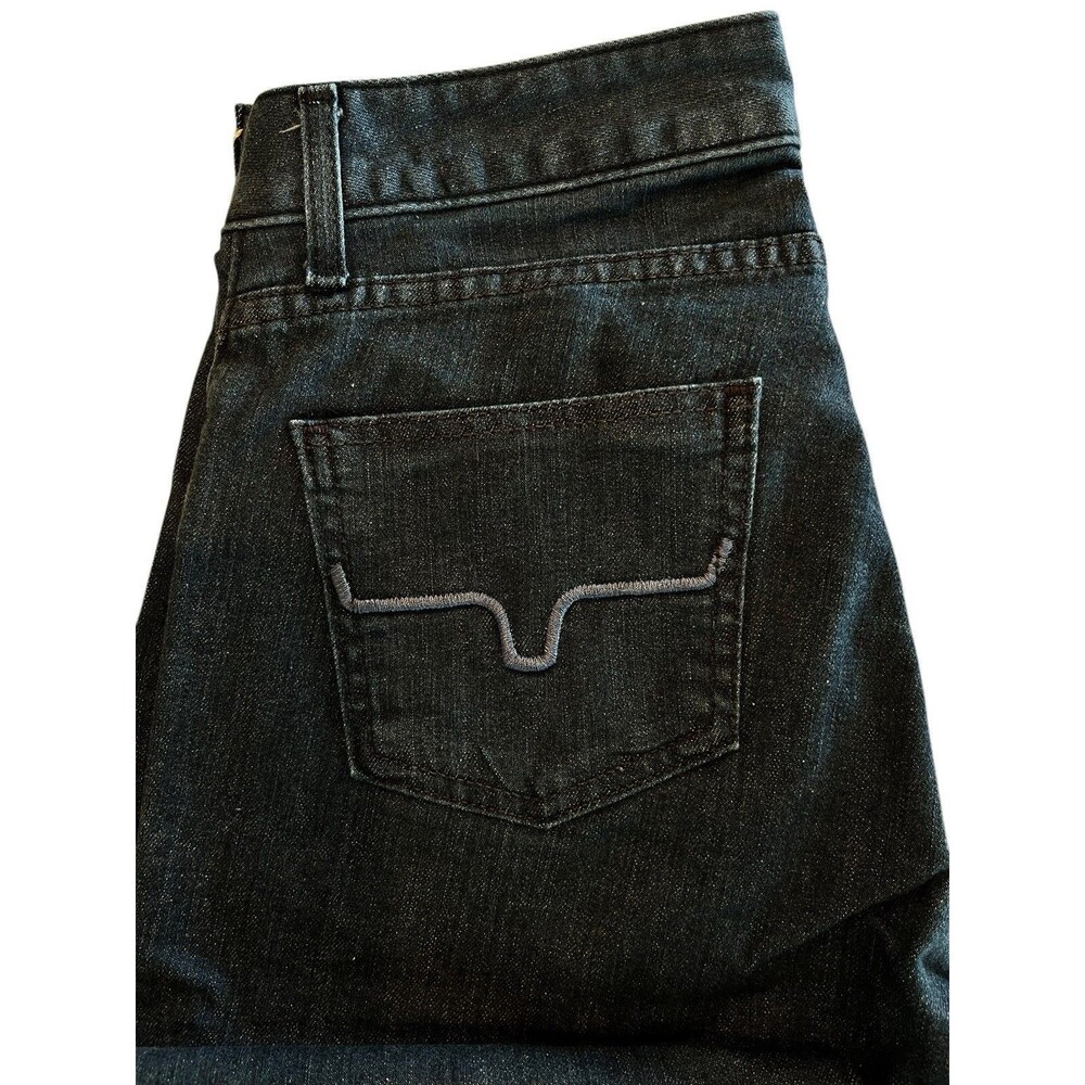 Kimes Ranch Jeans Womens Lola NWT SZ 8X30 Blue Flare Trouser Cuff 2331 - Picture 6 of 7